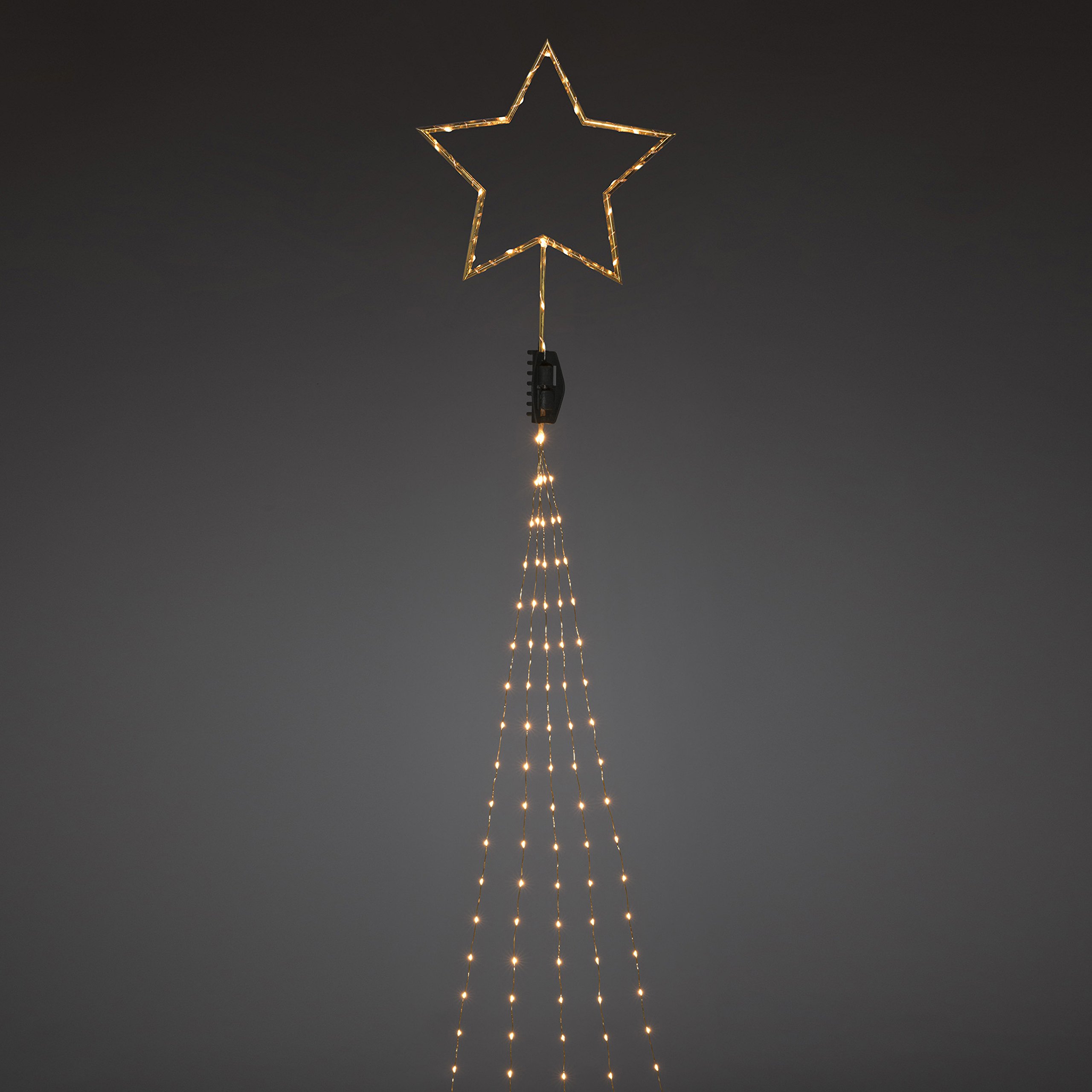 Konstsmide "Halo and Star Tree System" Christmas Lights Indoor Rice Lights/Indoor Use (IP20) / 24V Transformer / 274 Warm White Diodes / 2.35m / String Lights Pin Wire Copper Wire - Image 2