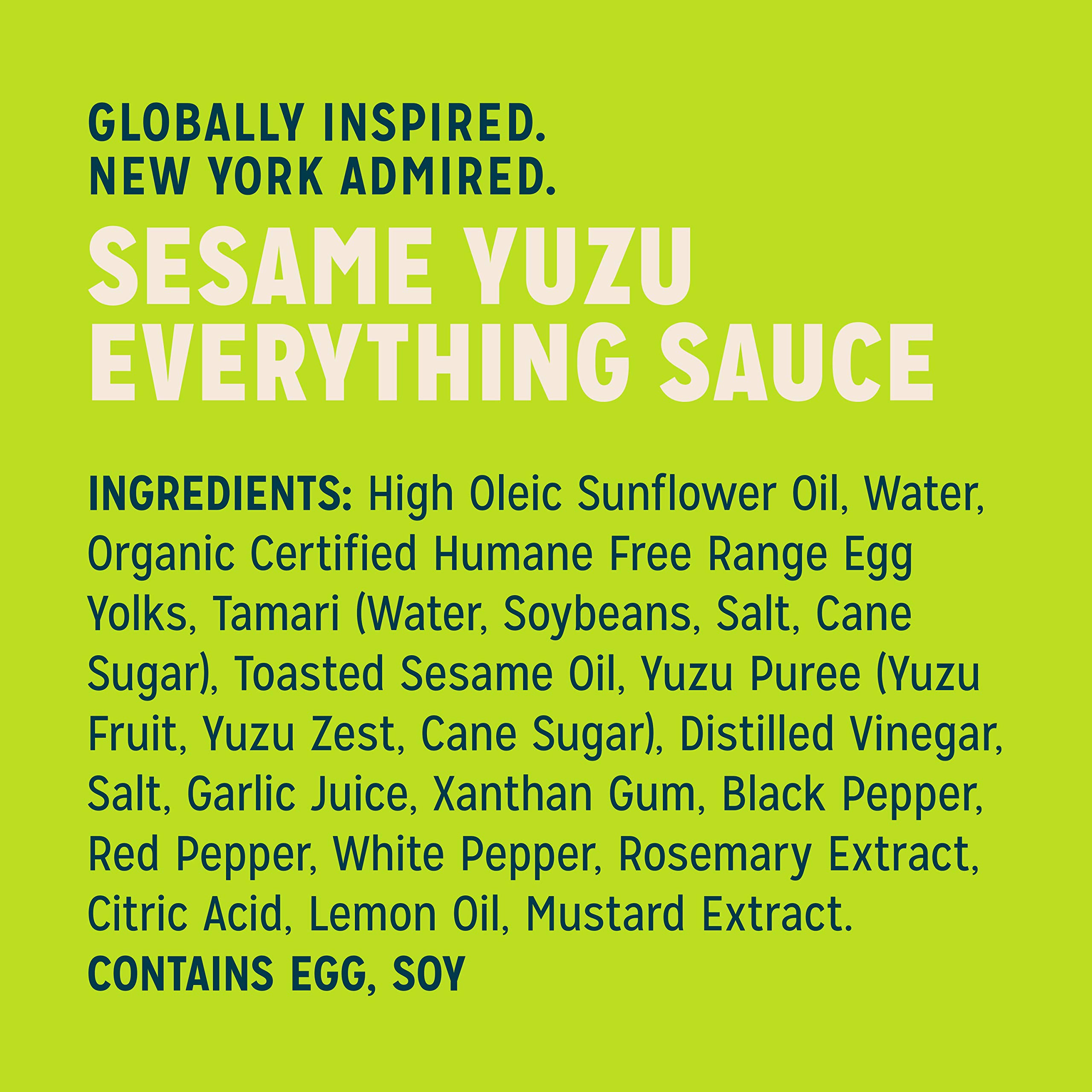Sir Kensington's Everything Sauce Sesame Yuzu Dressing, Dip and