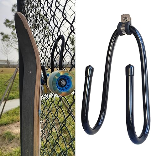 Miniatura 7 de Soporte de pared mejorado para monopatín, soporte de pared para monopatín y longboard, soportes para patineta alargar