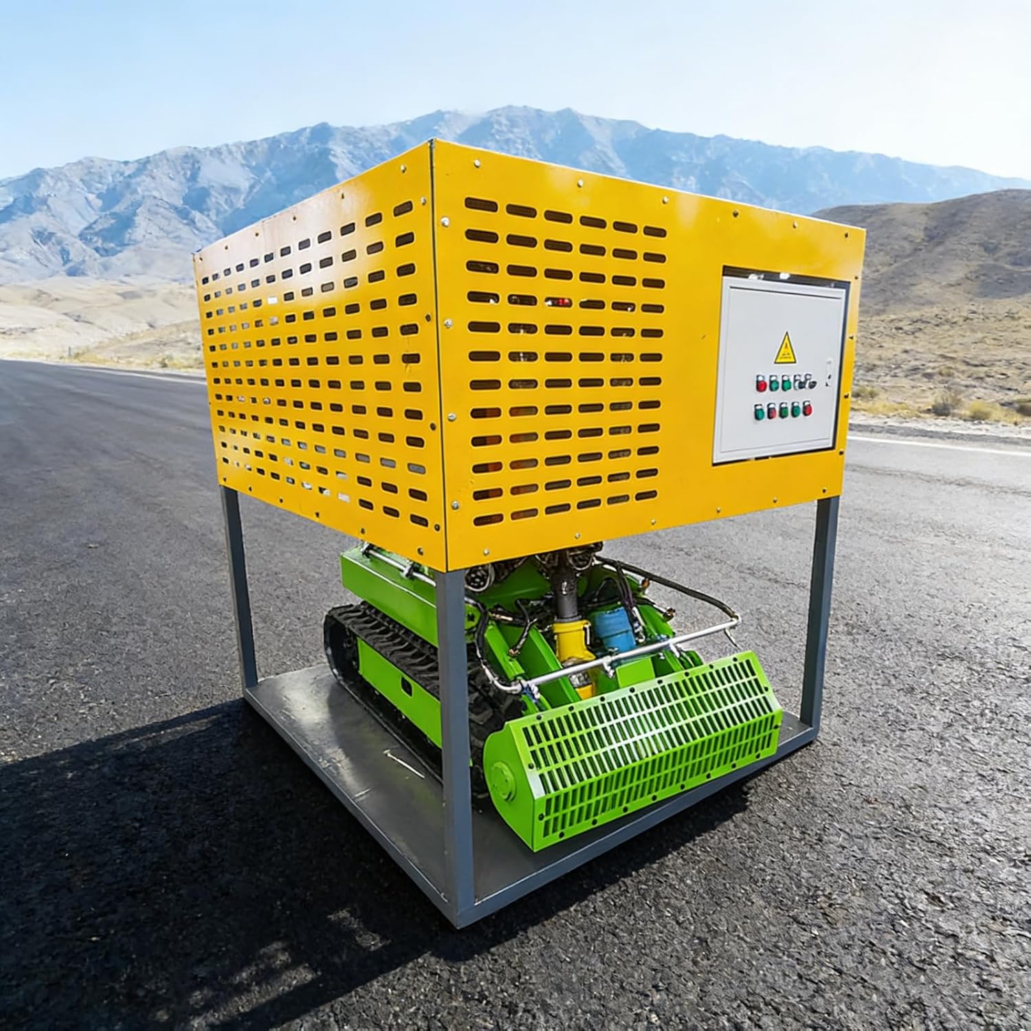 Compact Desilting Robot for Riverbed Cleanup, Powerful Sludge Removal System for Waterway Maintenance, Easy to Operate and Transport