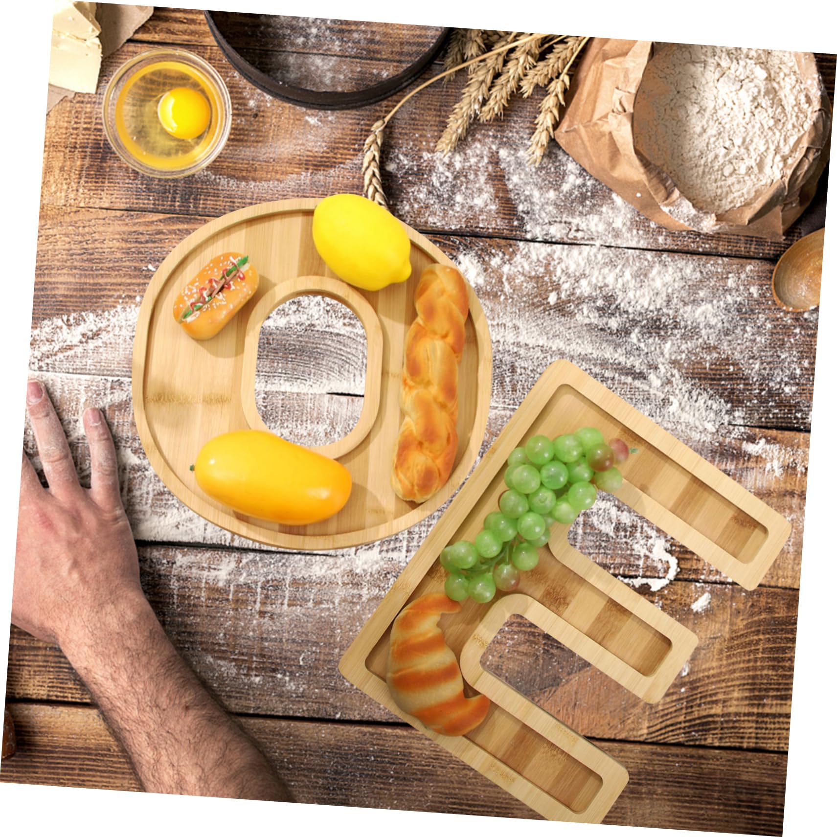 Vassoio per Caramelle in Design per Snack Frutta e Dolci Snack e Frutta per Feste e Speciali Organizza Dolci e Questo Vassoio da Portata in Lettera