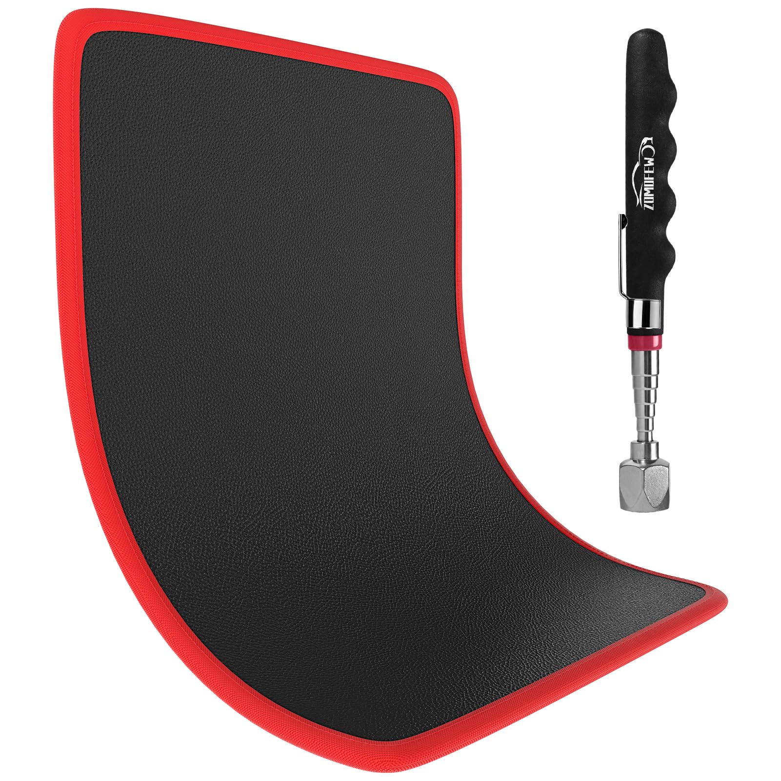 Magnetic Tool Mat with 25Lb Telescoping Magnetic Pickup Pen
