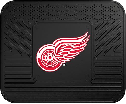Fanmats NHL Detroit Red Wings tapete de vinilo para auto, Estera de uso general, Color del equipo