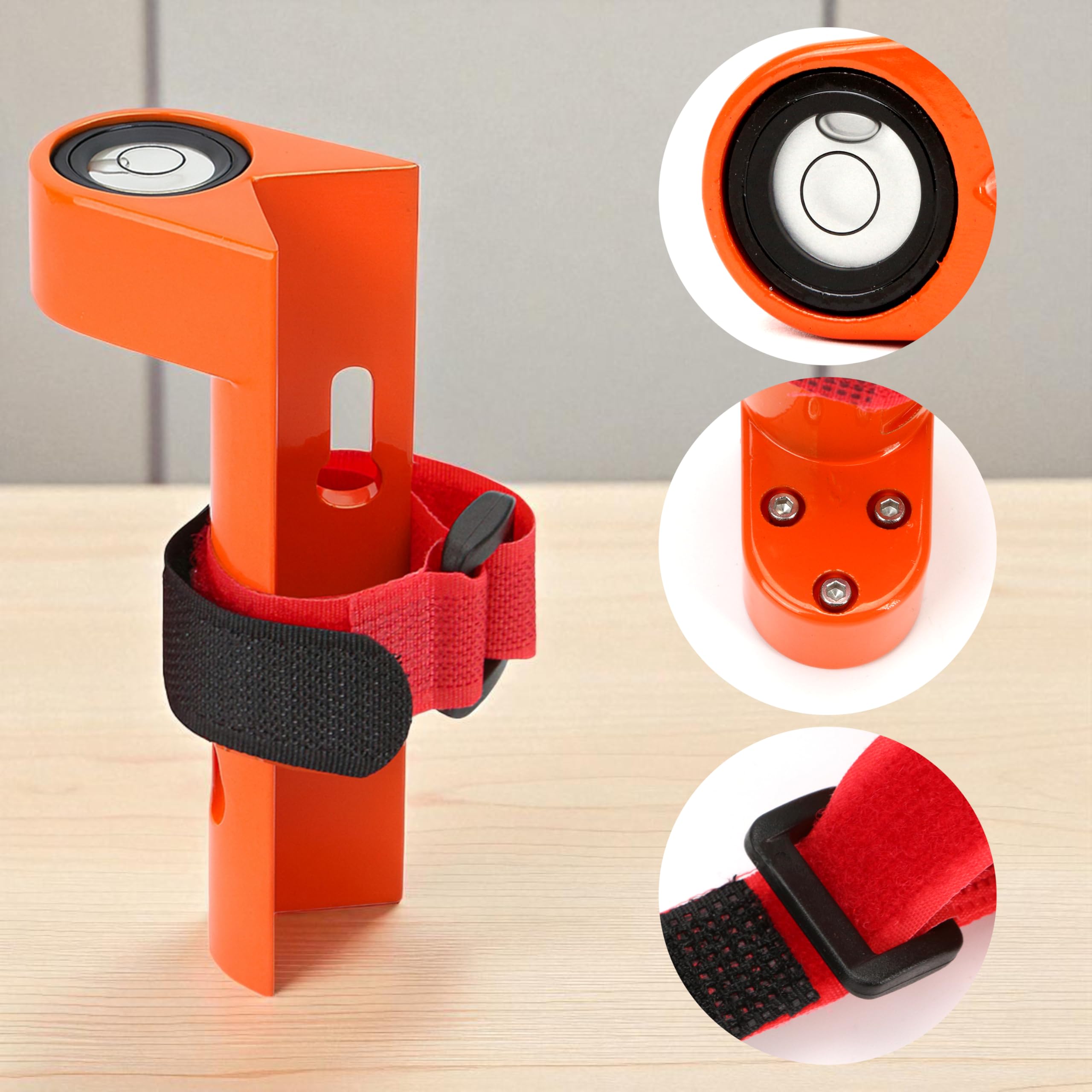 Adjustable Grade Rod Level - Orange & Accurate -7