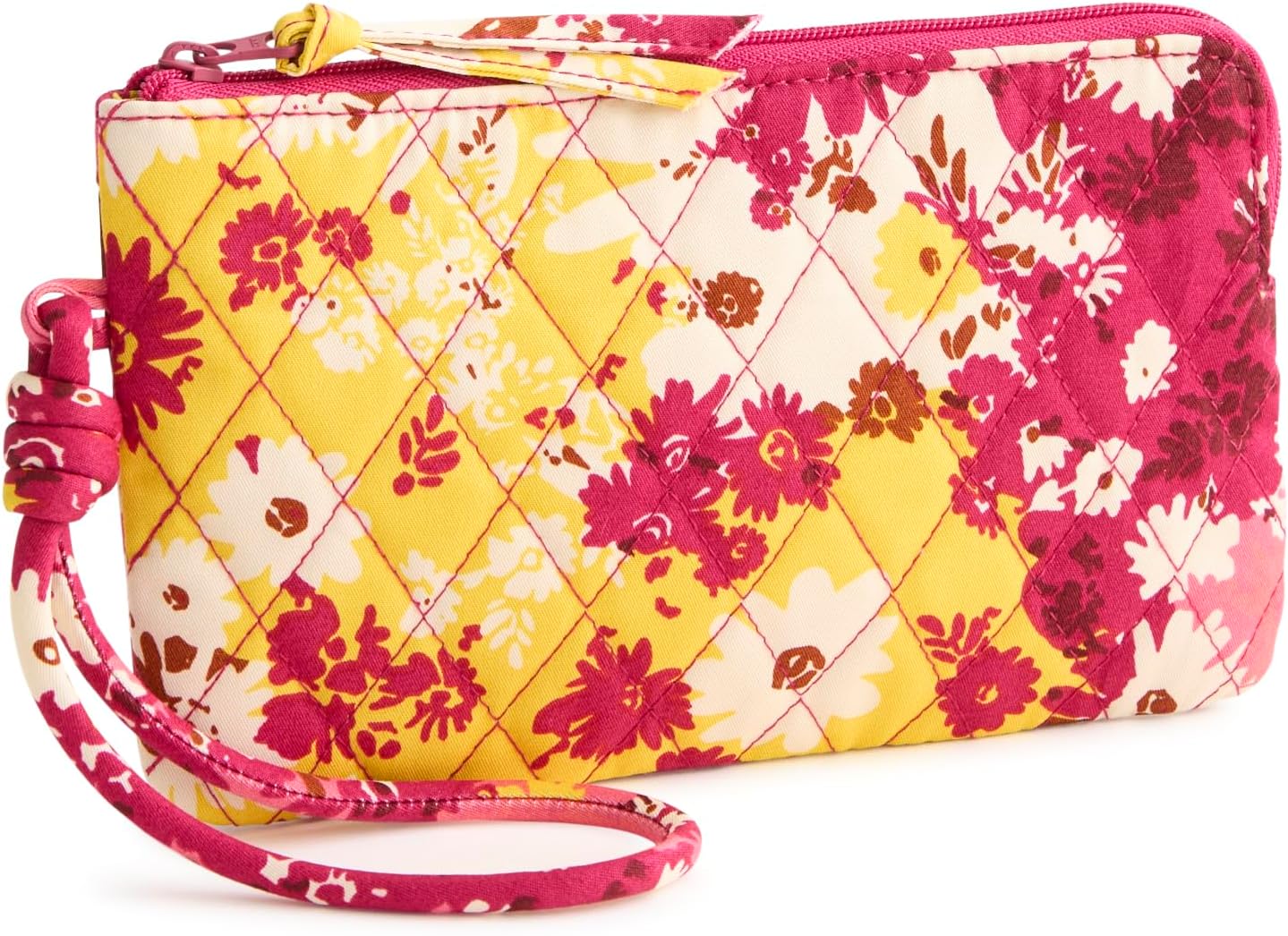 Vera Bradley Women's Premium Cotton Zip Wristlet