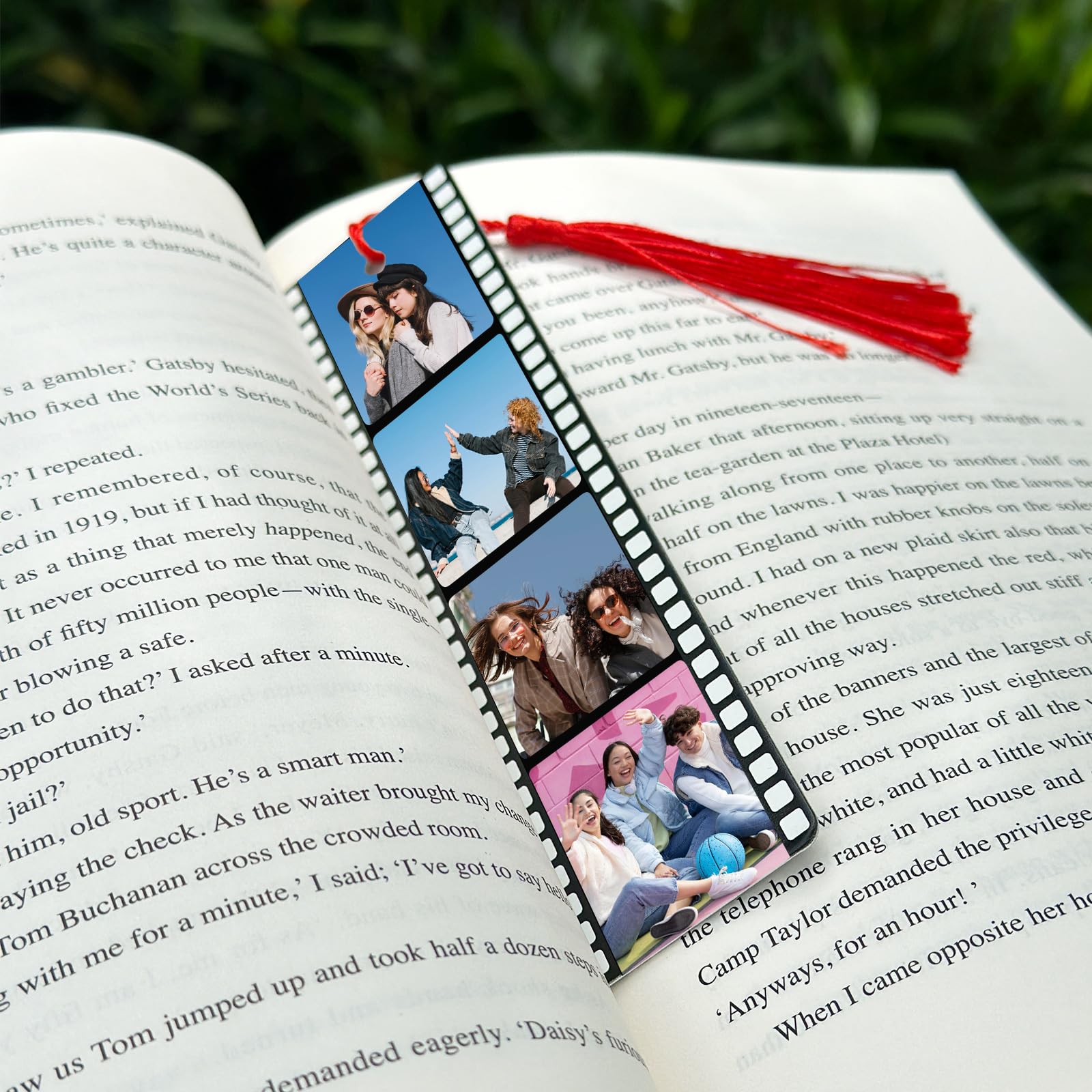 Marcapáginas Personalizados de Metal con Borla Para Mujeres/Niños/Hombres/Amantes de Los Libros Admite Personalización de Texto e Imagen