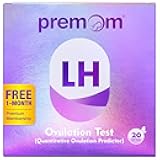 Quantitative Ovulation Test Strips, Ovulation Predictor Kit with Smart Digital Ovulation Reader APP, Numerical Ovulation Tests, 20 LH Test