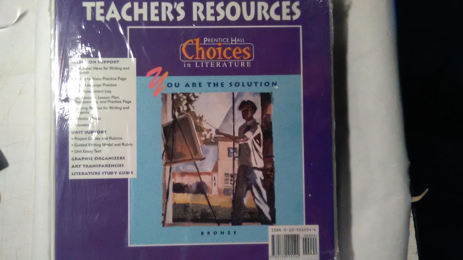 You Are the Solution Teacher Resource Book Choices in Literature