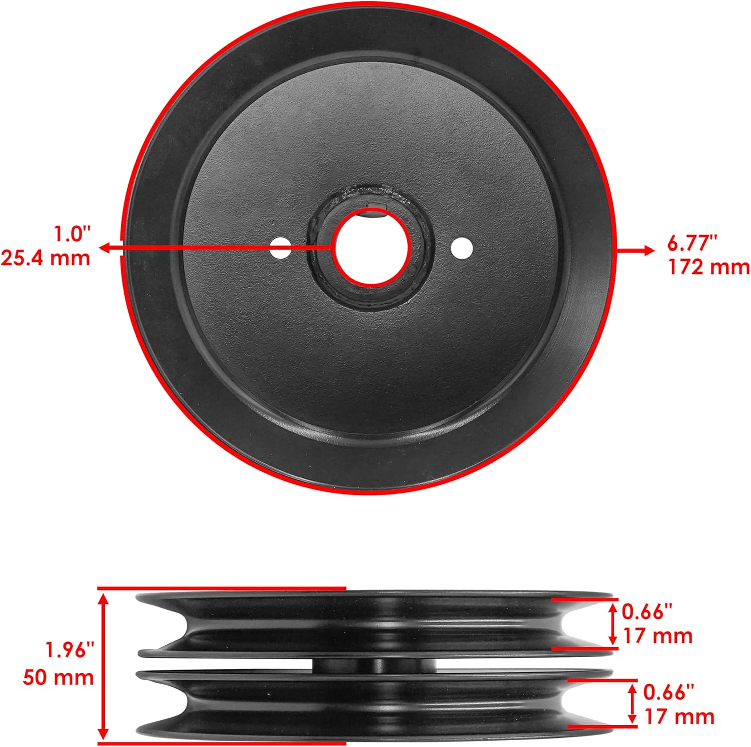 Caltric 60in Deck Spindles with Pulley and Blade Kit Compatible with Gravely ZT2560 ZT2660 ZT2760 ZT60 HD 991070 991084 991091 ZT60 HD 991038 991041 991055 991057