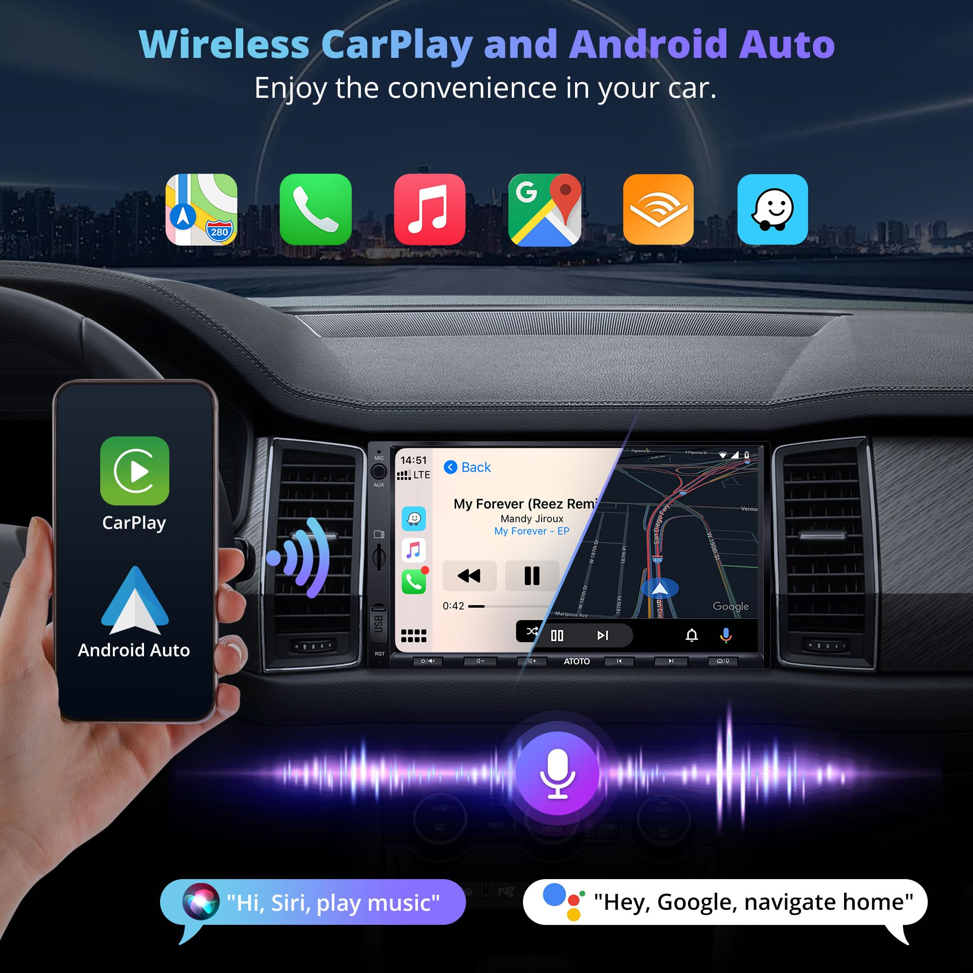 Jensen JWM60A AM | FM | DVD | CD | USB | AUX | App Ready Bluetooth Wallmount Stereo w/ App Control (Renewed)