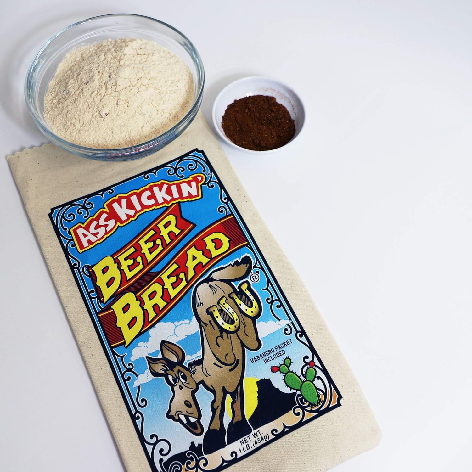 ASS KICKIN’ Beer Bread Mix -Premium Gourmet Gift-16 Ounces (Pack of 6)