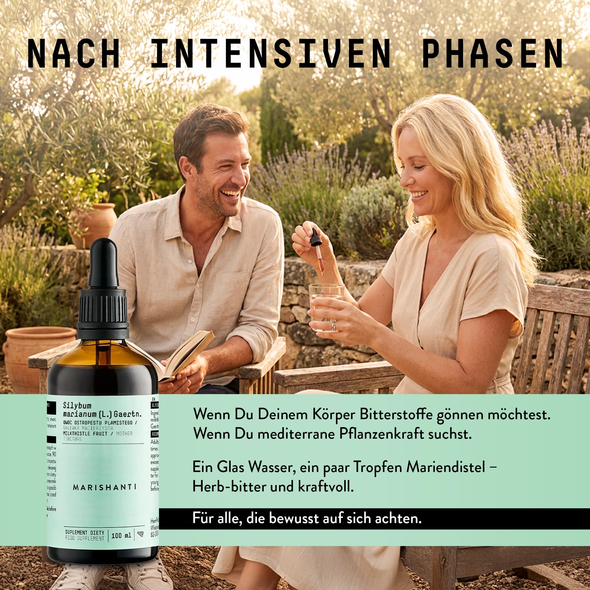 Mariendistel Kräuterextrakt Alkoholfrei - Tropfen 100 ml