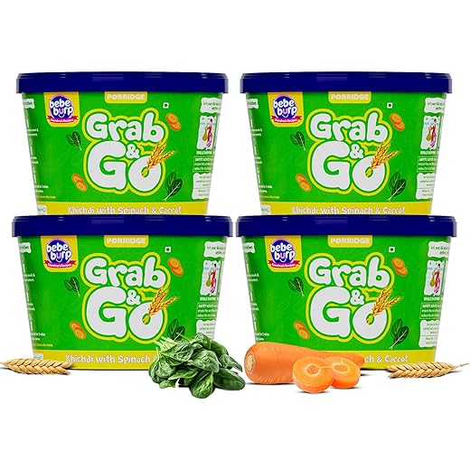 BEBE BURP Travel pack Grab & Go Khichdi Mix Porridge with
