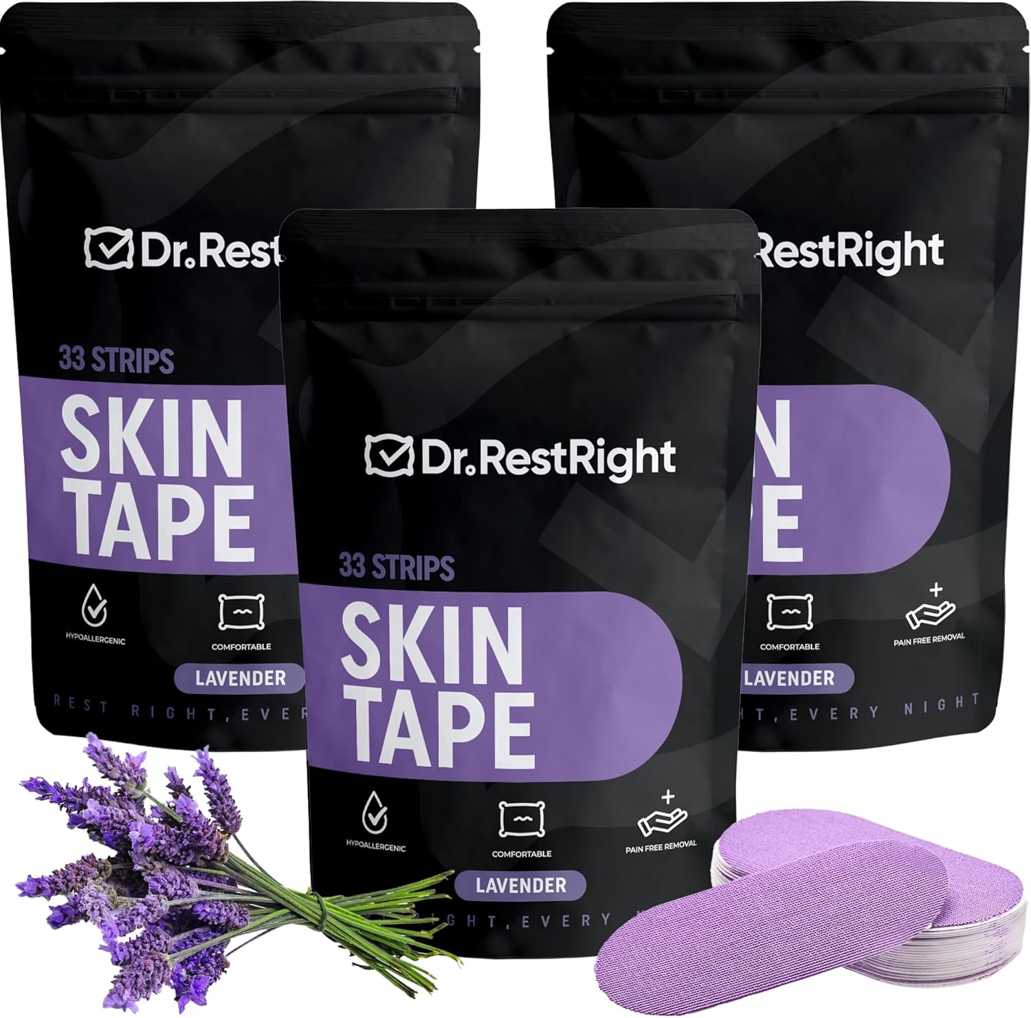 Lavender Scented Micropore Tape for Sensitive Skin