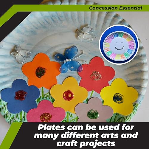 Miniatura 6 de Concession Essentials Plato de papel, 9" blanco sin recubrimiento 300ct