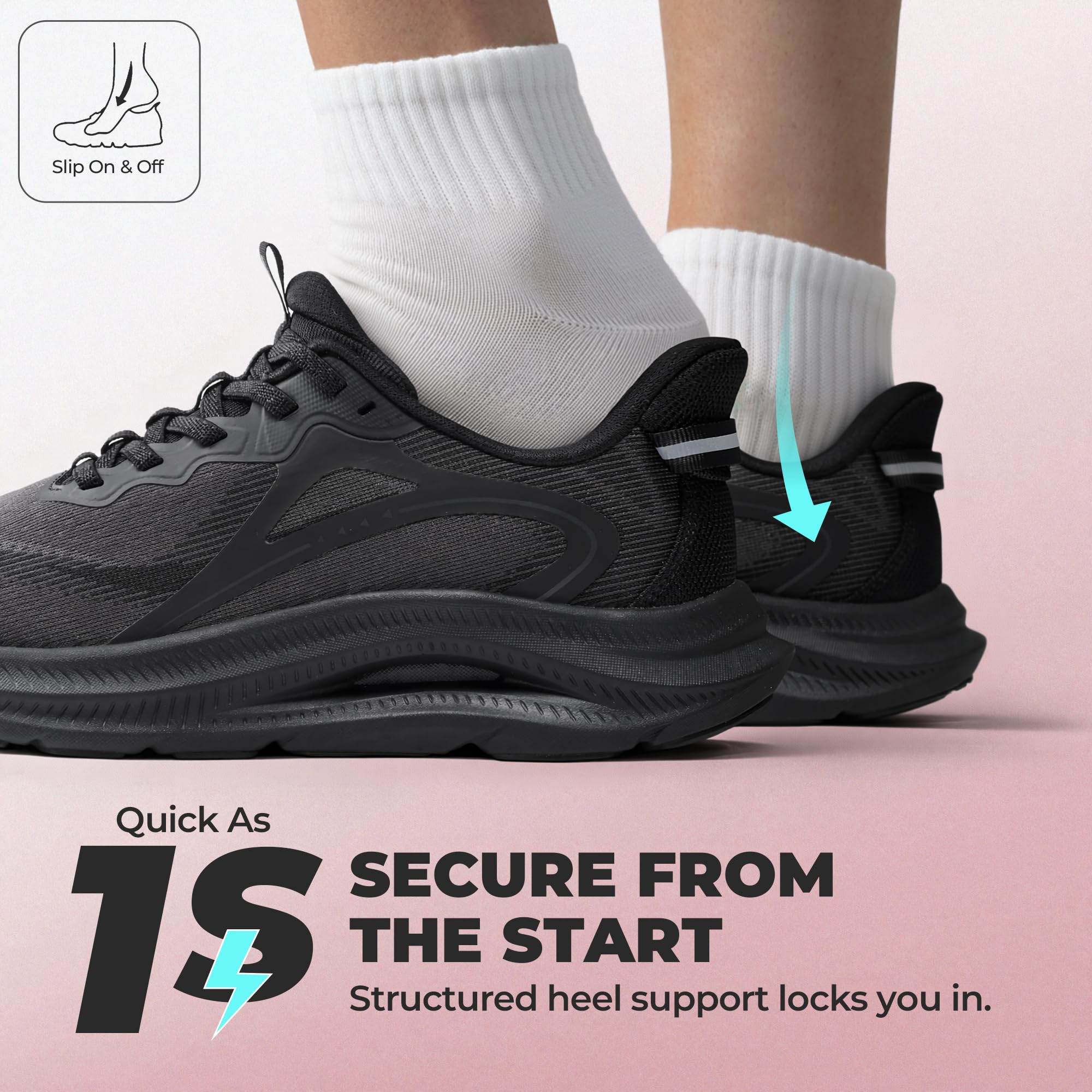 ALLSWIFIT Scarpe da ginnastica da donna, antiscivolo, traspiranti, comode, per allenamento, corsa, tennis, palestra, alla moda