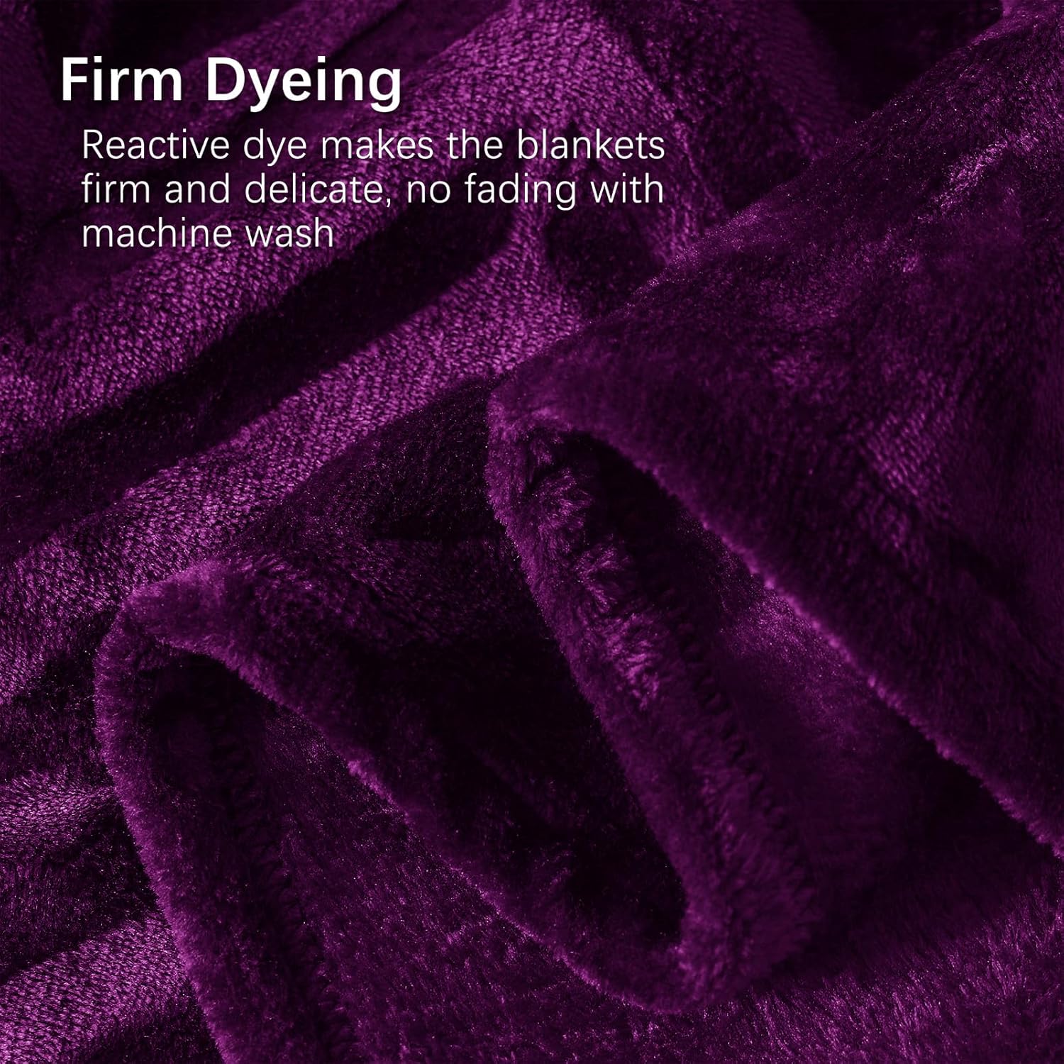 Whale Flotilla Flannel Fleece Queen Size Bed Blanket, Lightweight Breathable Soft Bedspread Plush Fluffy Coverlet Chevron Design Decorative Blanket for All Season, 90x90 Inch, Purple - Image 5