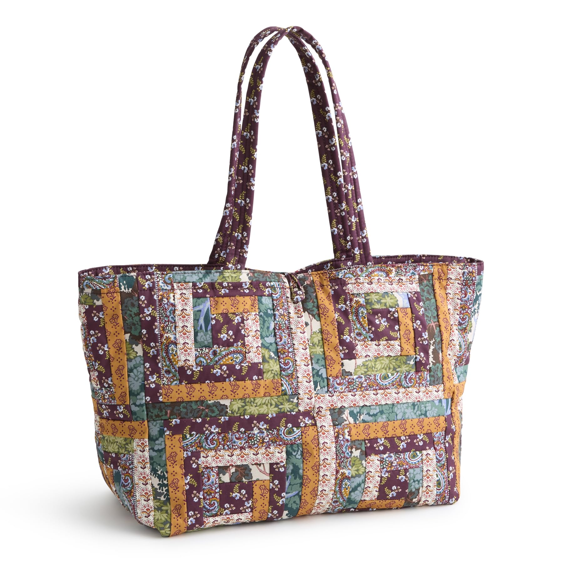 Vera Bradley Women's Premium Cotton Hathaway Tote Bag