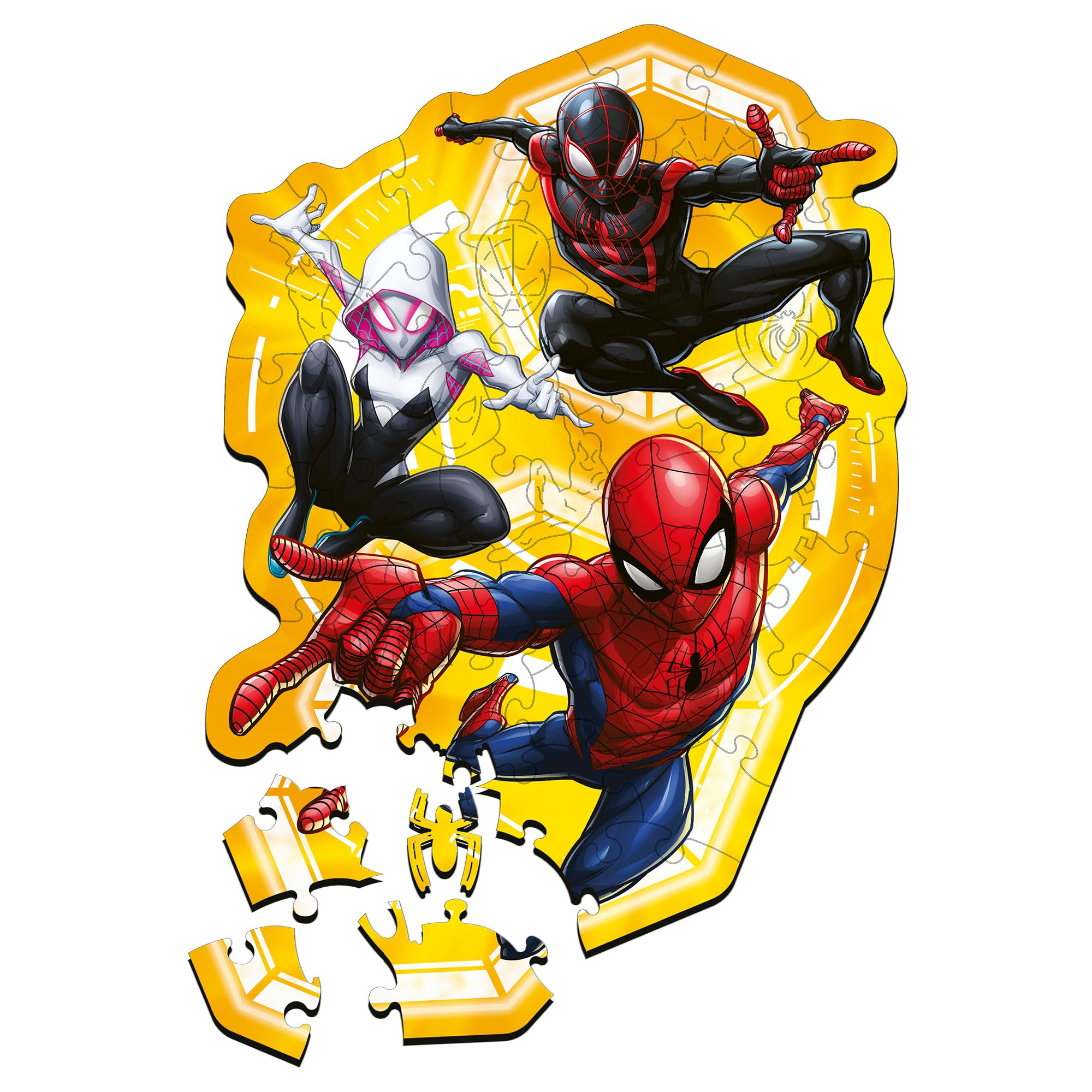 Educa – 2 Puzzles De 100 Pièces Spider-Man – Grandes Pièces, Dès 4 Ans – 40×28 Cm