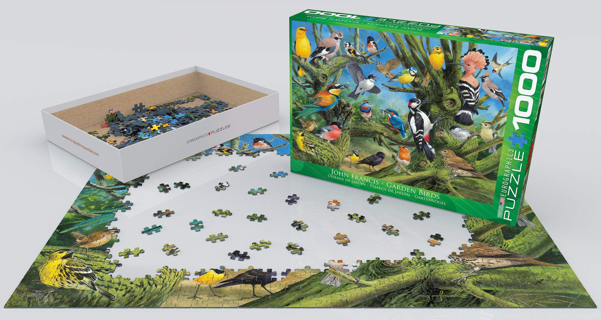Puzzle Eurographics 1000 Pièces 'Outils De Jardin' - 68x48 Cm, Référence 6000-5391, Neuf