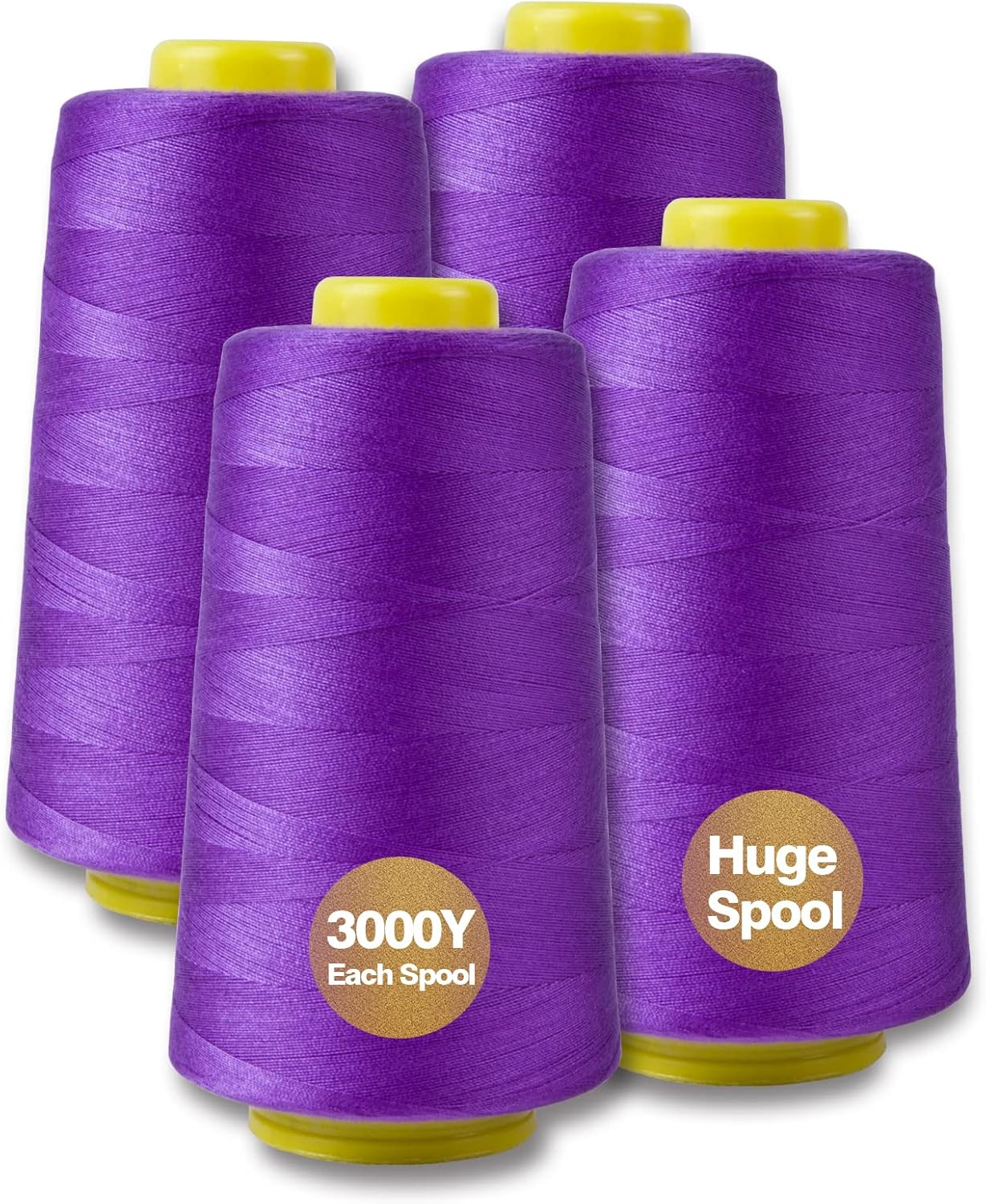 Serger Thread AllPurpose Thread for Sewing, Purple Thread