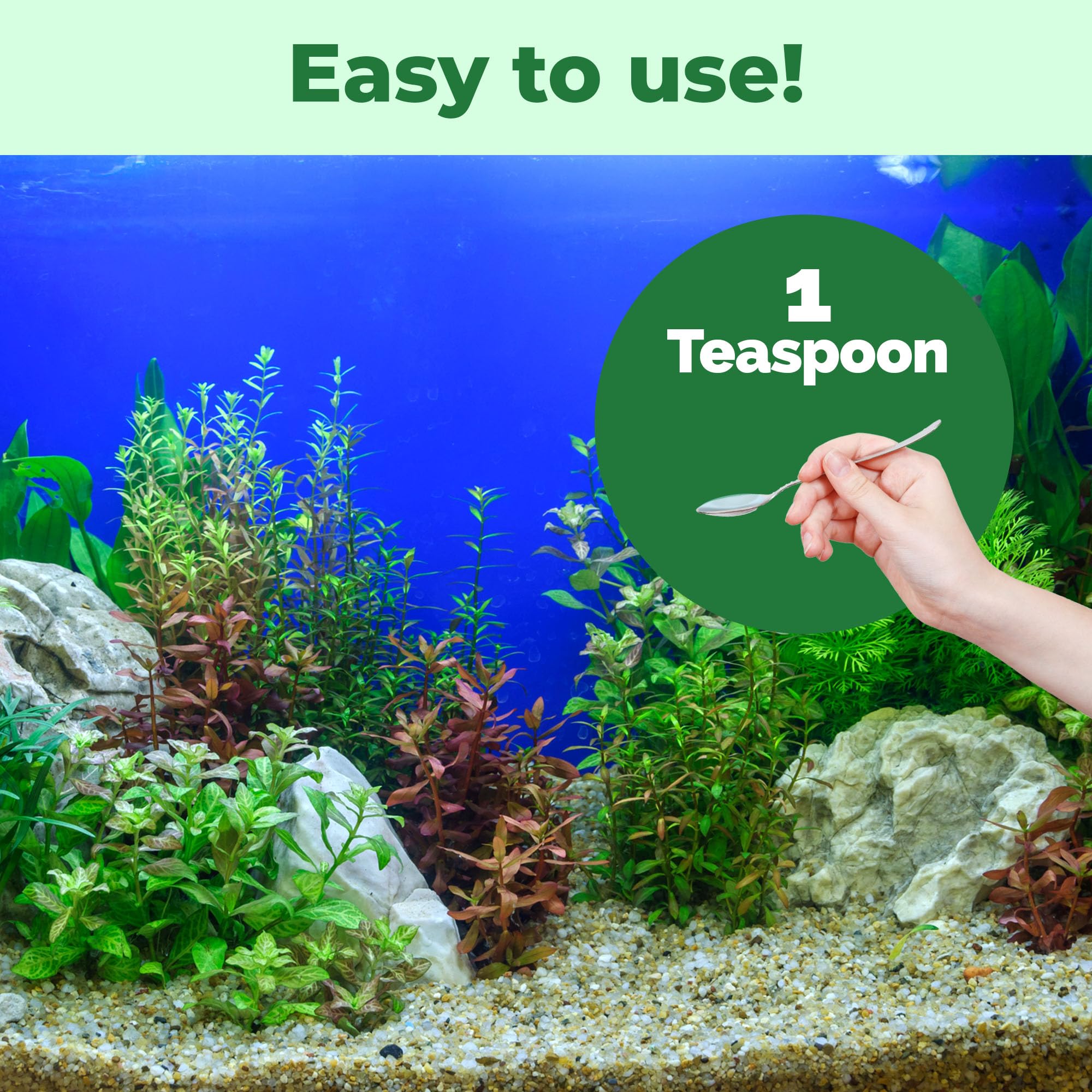 Amazon.com : Fish Tank Plant Fertilizer  Liquid Plant Food for Aquarium  Plants, Supports Healthy Growth & Vibrant Color, 8 oz : Patio, Lawn & Garden