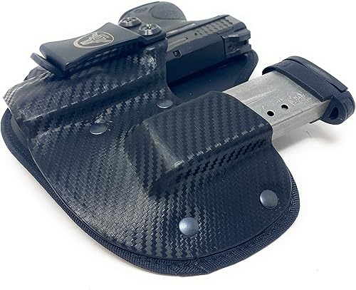 Miniatura 7 de USA IWB Cáscara X Series Hybrid Kydex y funda de cuero - Transporte oculto, dentro de la cintura con bolsa para revistas