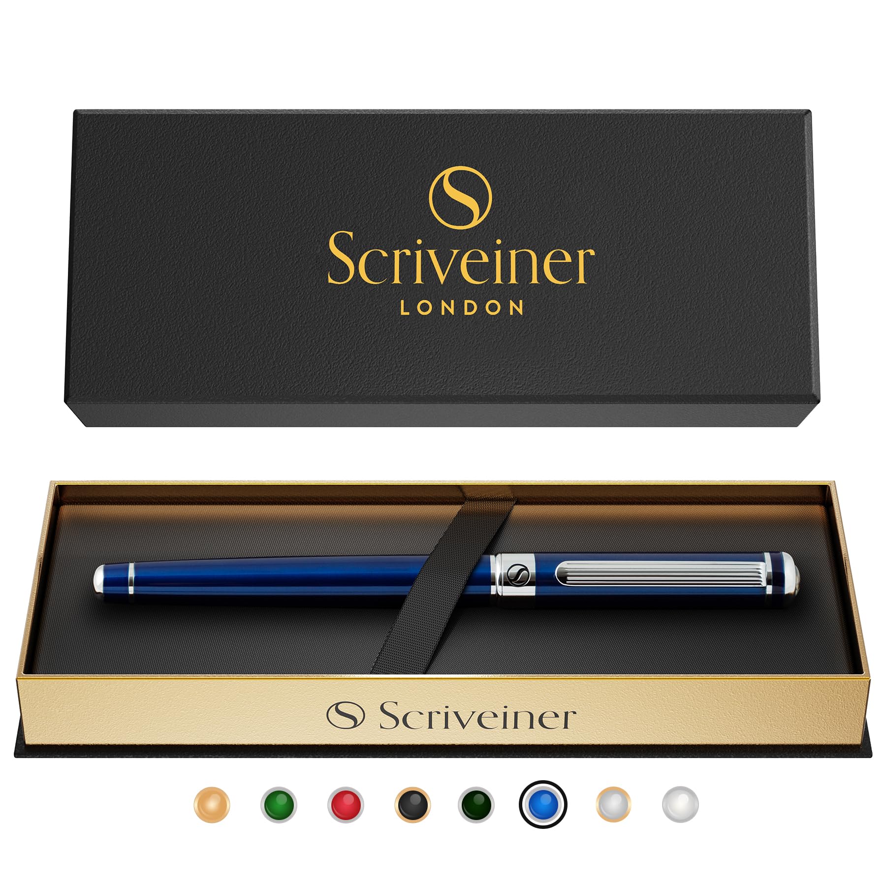 Scrivener ボールペン Amazon | Scriveiner ローラーボールペン 最高級 クローム仕上げ