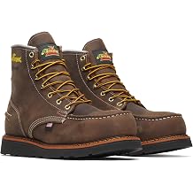 Thorogood 1957 Series Waterproof 6" Steel Safety Moc Toe Maxwear Wedge Mens Durable Work Boots for Tough Jobs