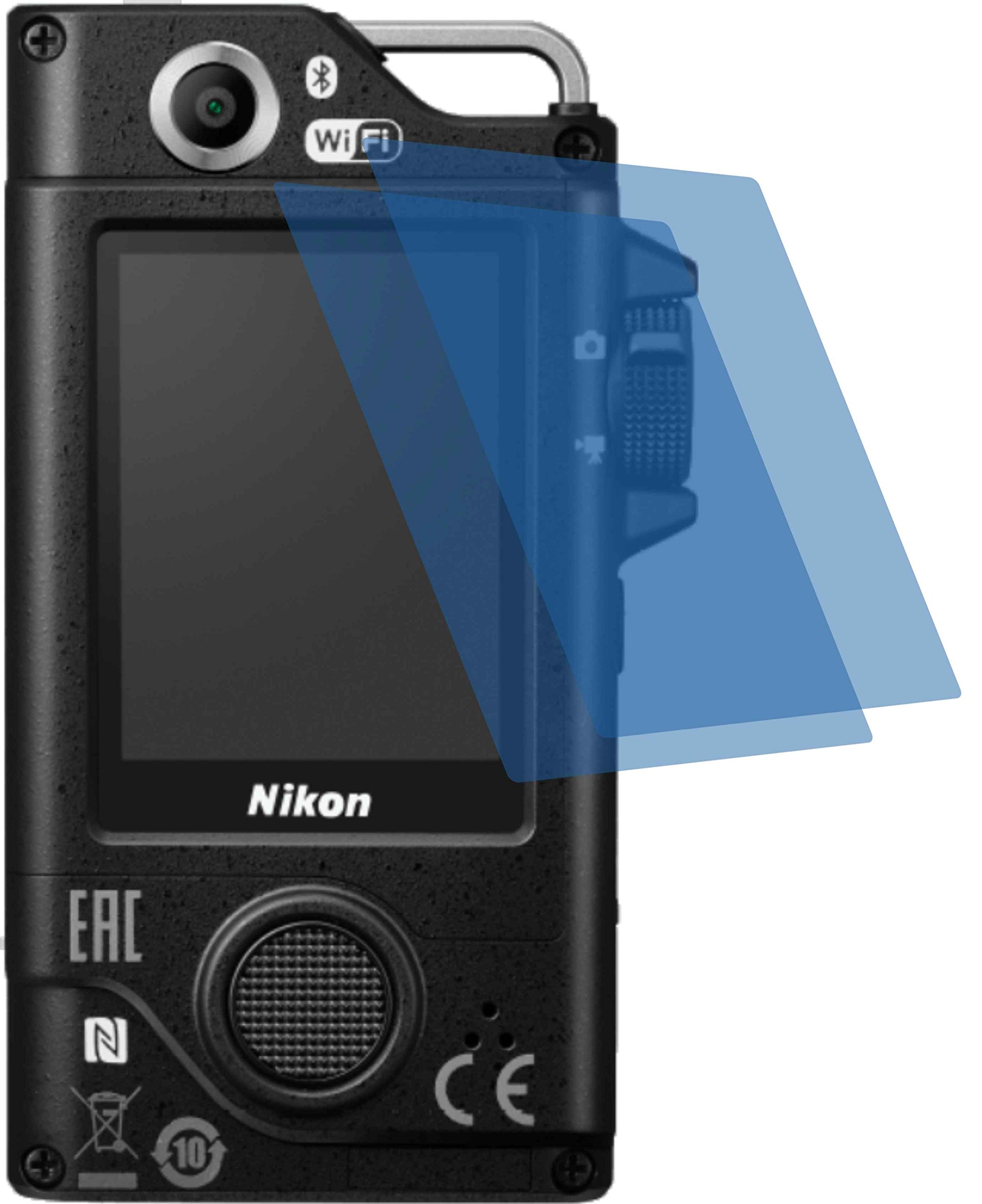 4ProTec 2 Stück Displayschutzfolie Für Nikon Coolpix B700 - Kristallklar, Hartbeschichtet (3H), Kratzfest