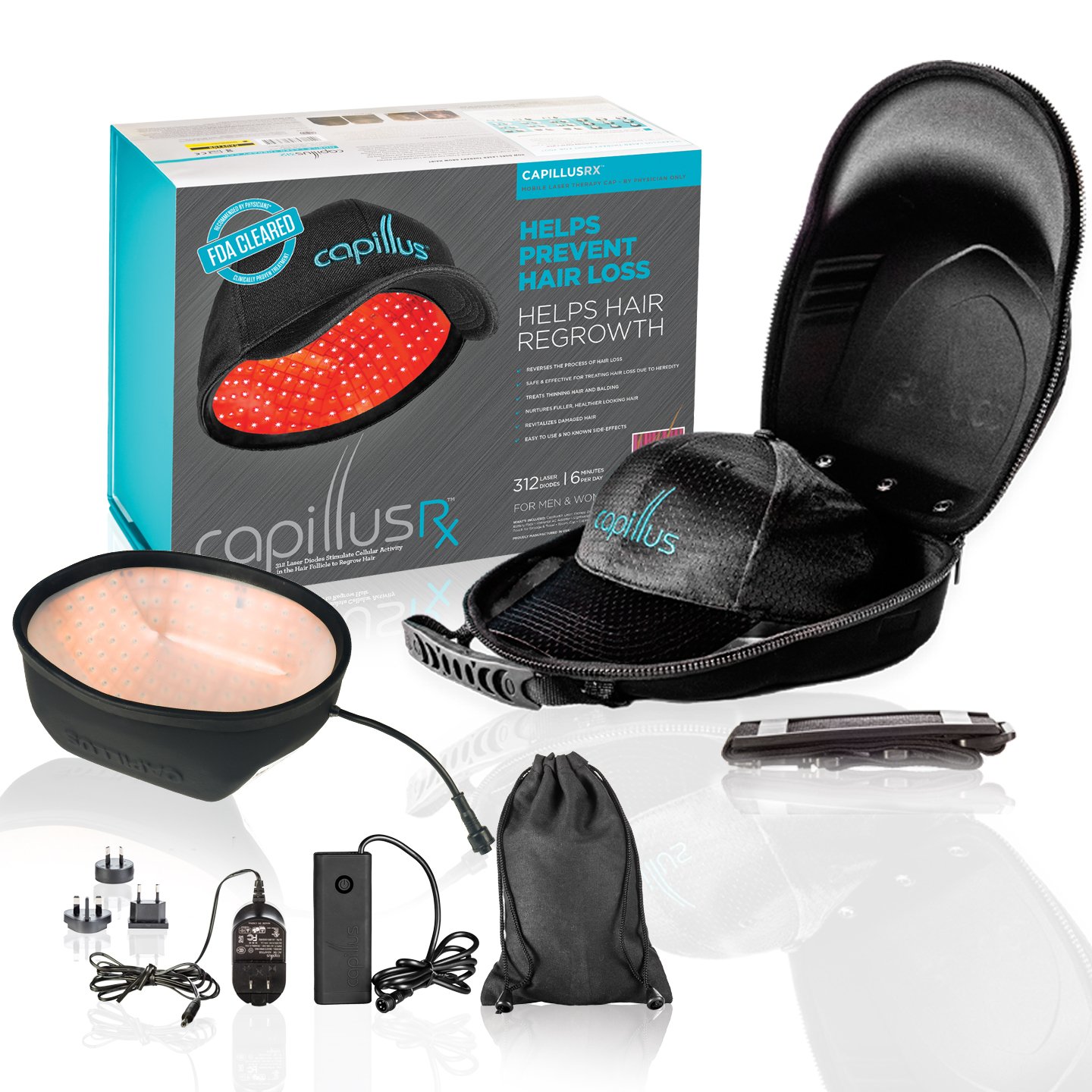 Amazon | Capillus 82 カピラス82 6分モデル (XL, 63cm) 日本総代理店 