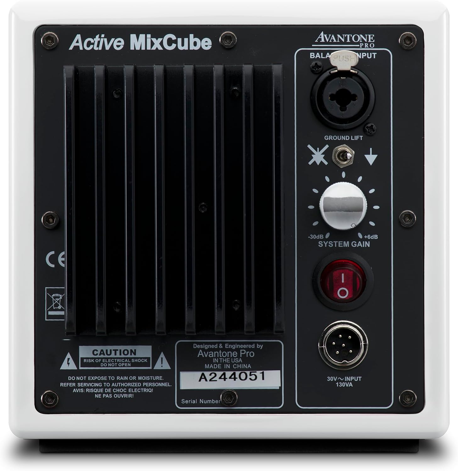 Avantone Pro MixCube Active Powered Studio Monitors | Pair, White