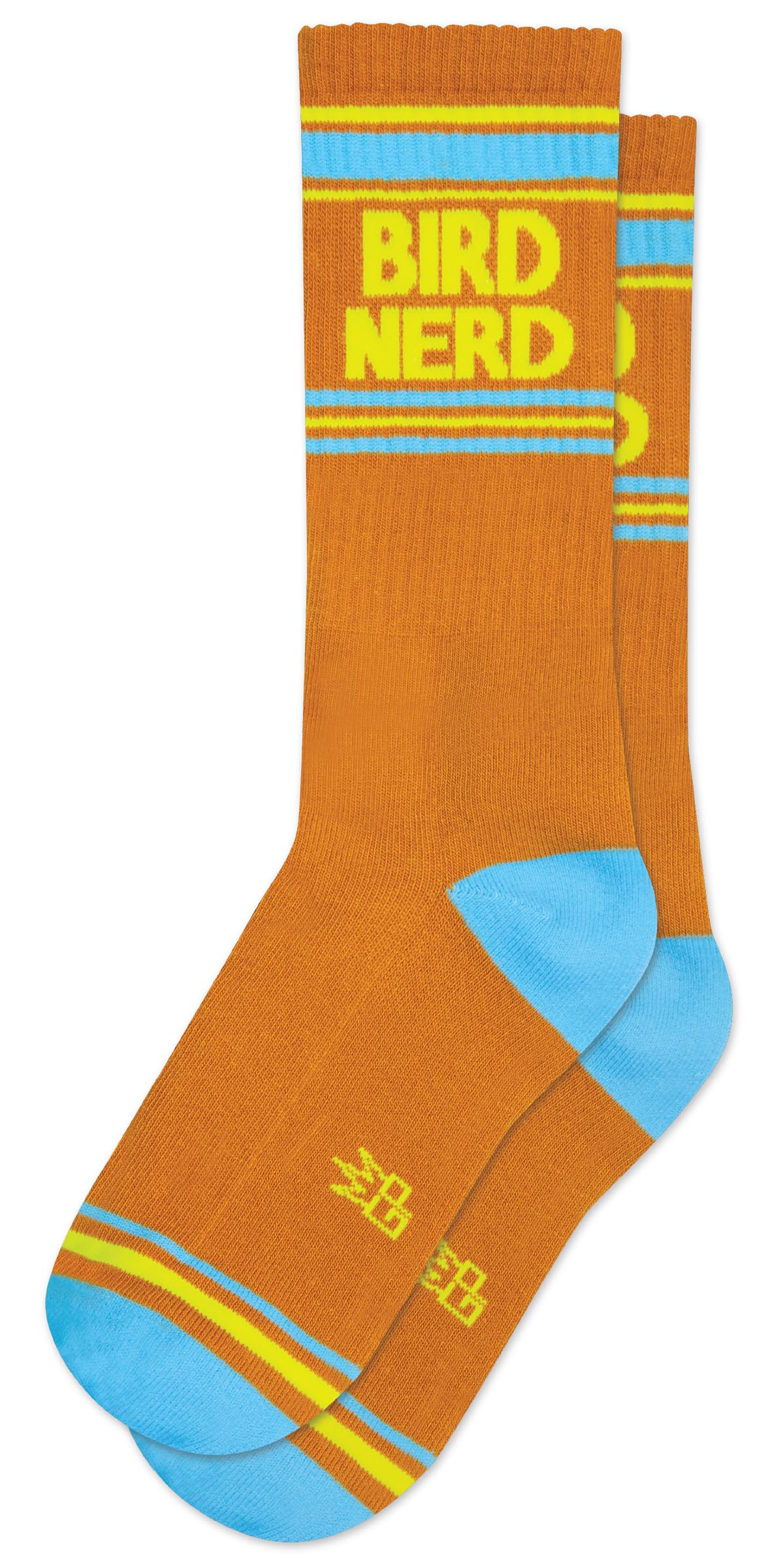Gumball Poodle Unisex Bird Nerd Novelty Gift Socks For Men, Women And Teens, Gym Crew Socks (Made In The Usa), 6-15