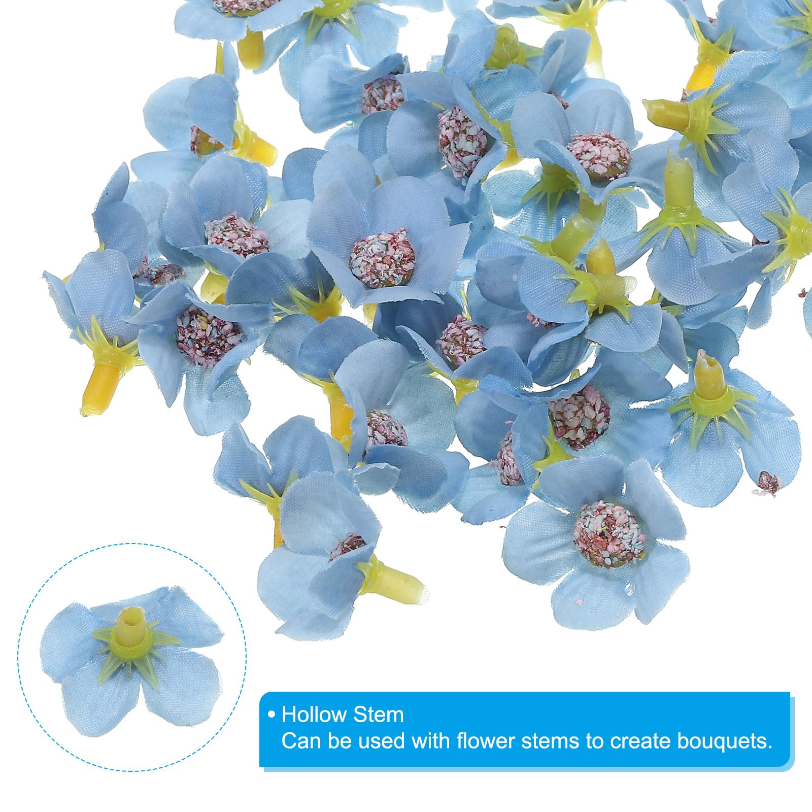 PATIKIL 0.79" Artificial Daisy Flower Heads - Image 4