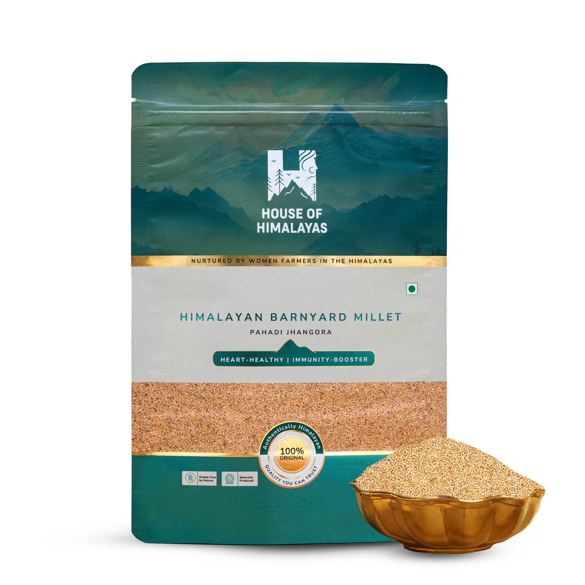 - Barnyard Millet, Traditional Pahadi Jhangora from Uttarakhand, Naturally Gluten-Free, Calcium and Protein Rich, Heirloom Grain, 500g