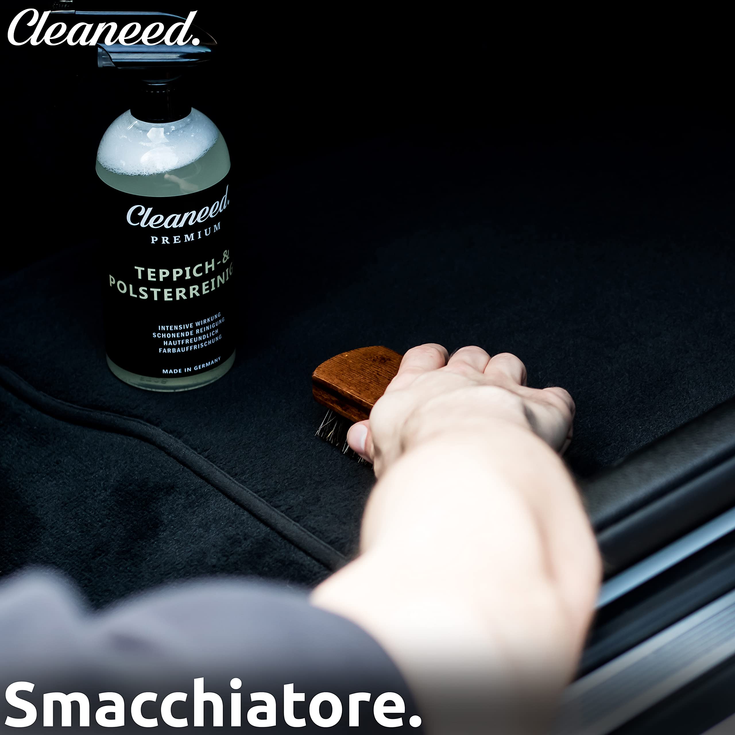 Detergente premium per tappeti e tappezzerie - delicato per la pelle, pulisce delicatamente e rinfresca i colori - Made in Germany