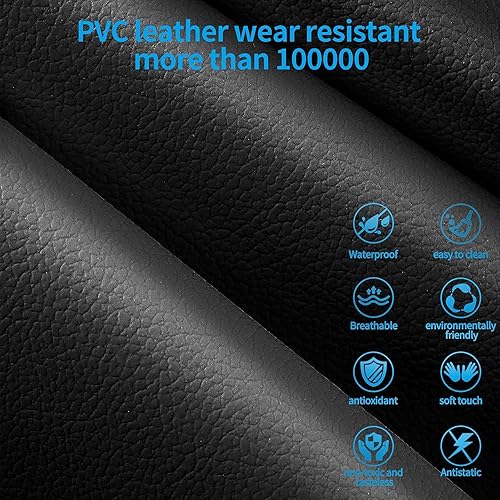 Miniatura 7 de HCMAX Paquete de 2 alfombrillas protectoras para respaldo de asiento de automóvil, impermeables, fáciles de limpiar, multifuncionales, bolsa de