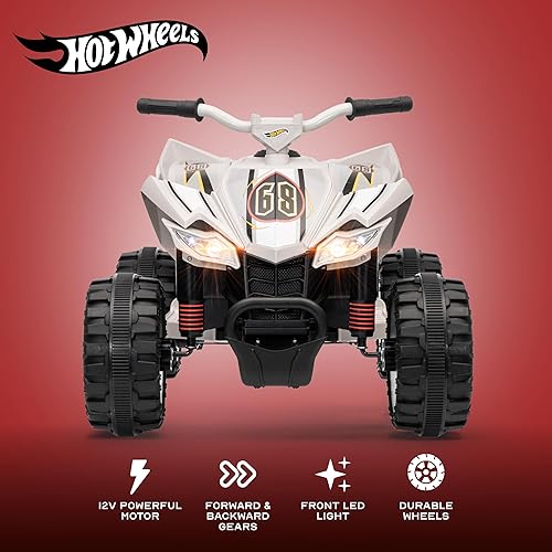 Miniatura 2 de Voyager - Hot Wheels - Juguete ATV de 12 V, divertido y emocionante paseo para niños, diseño elegante para juegos imaginativos