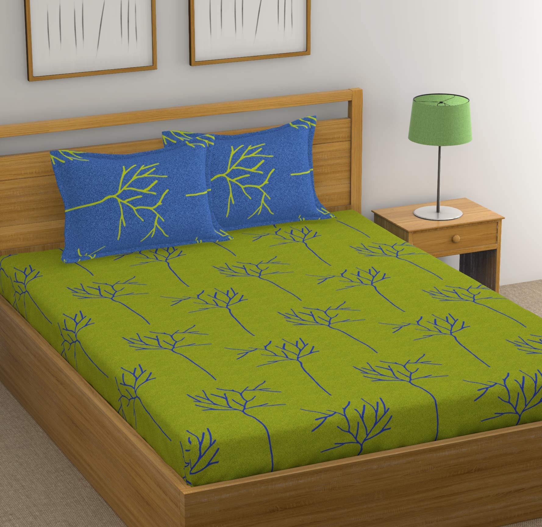 See full amazon price history chart for Huesland by Ahmedabad Cotton 144 TC Cotton Bedsheet for Double Bed with 2 Pillow Covers - Green and Blue Huesland by Ahmedabad Cotton 144 TC Cotton Bedsheet for Double Bed with 2 Pillow Covers - Green and Blue (B08QDCQ383) Amazon Price History, Amazon Price Tracker
