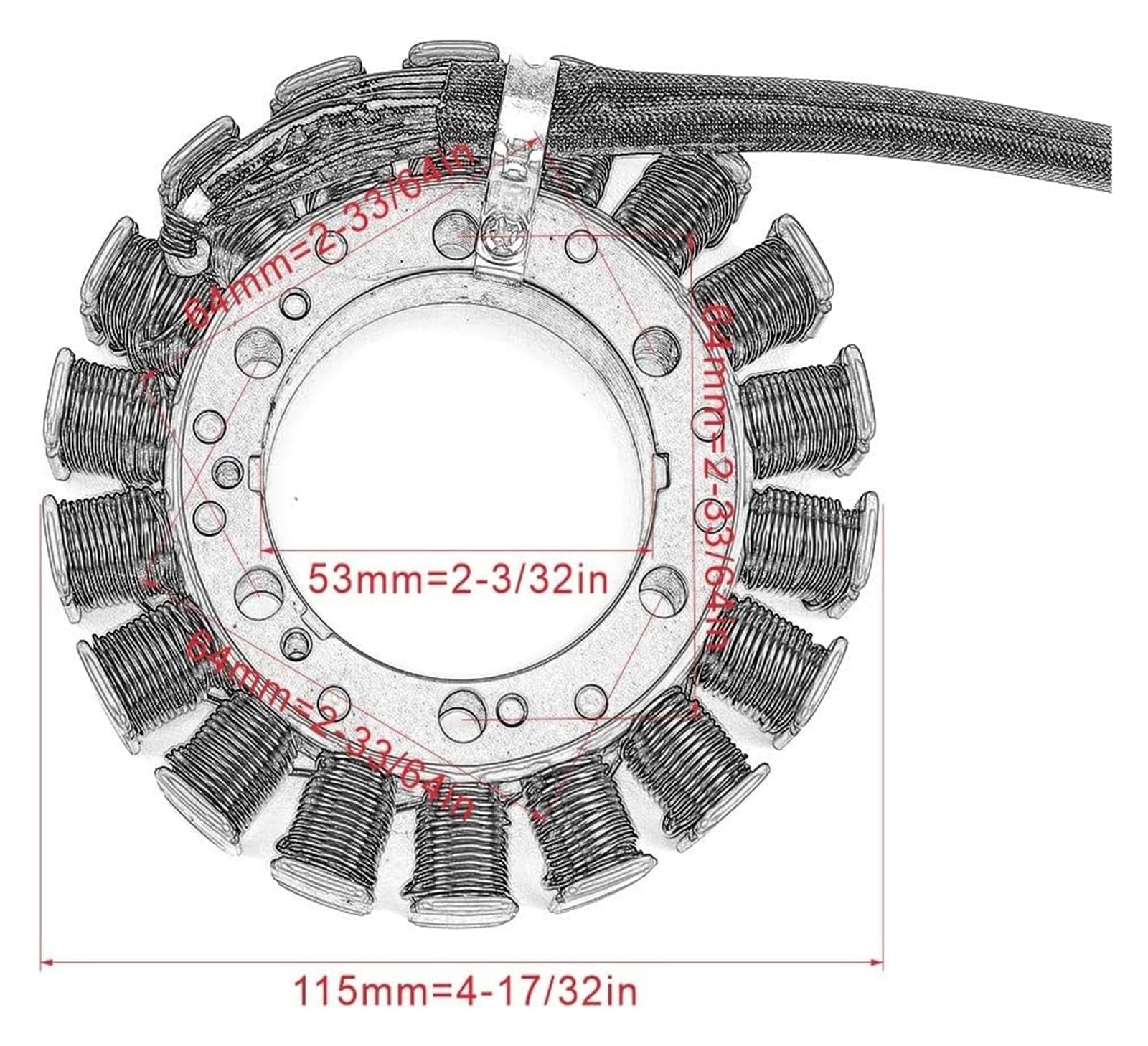 pour Kawasaki ZX9R pour Ninja ZX900 ZX-9R 2000 2001 2002 2003 21003-1397 Moto Bobine De Stator Magnéto D'alternateur Bobine Magnéto Stator