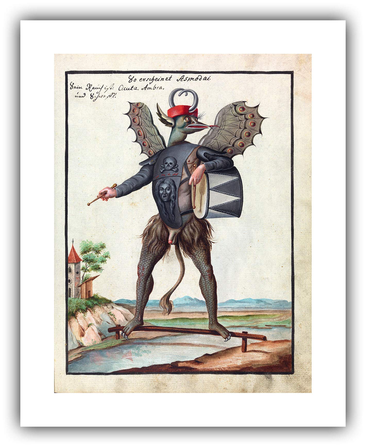 Amazon.com: The Ibis - Occult Art : ''Asmodeus'' (Compendium