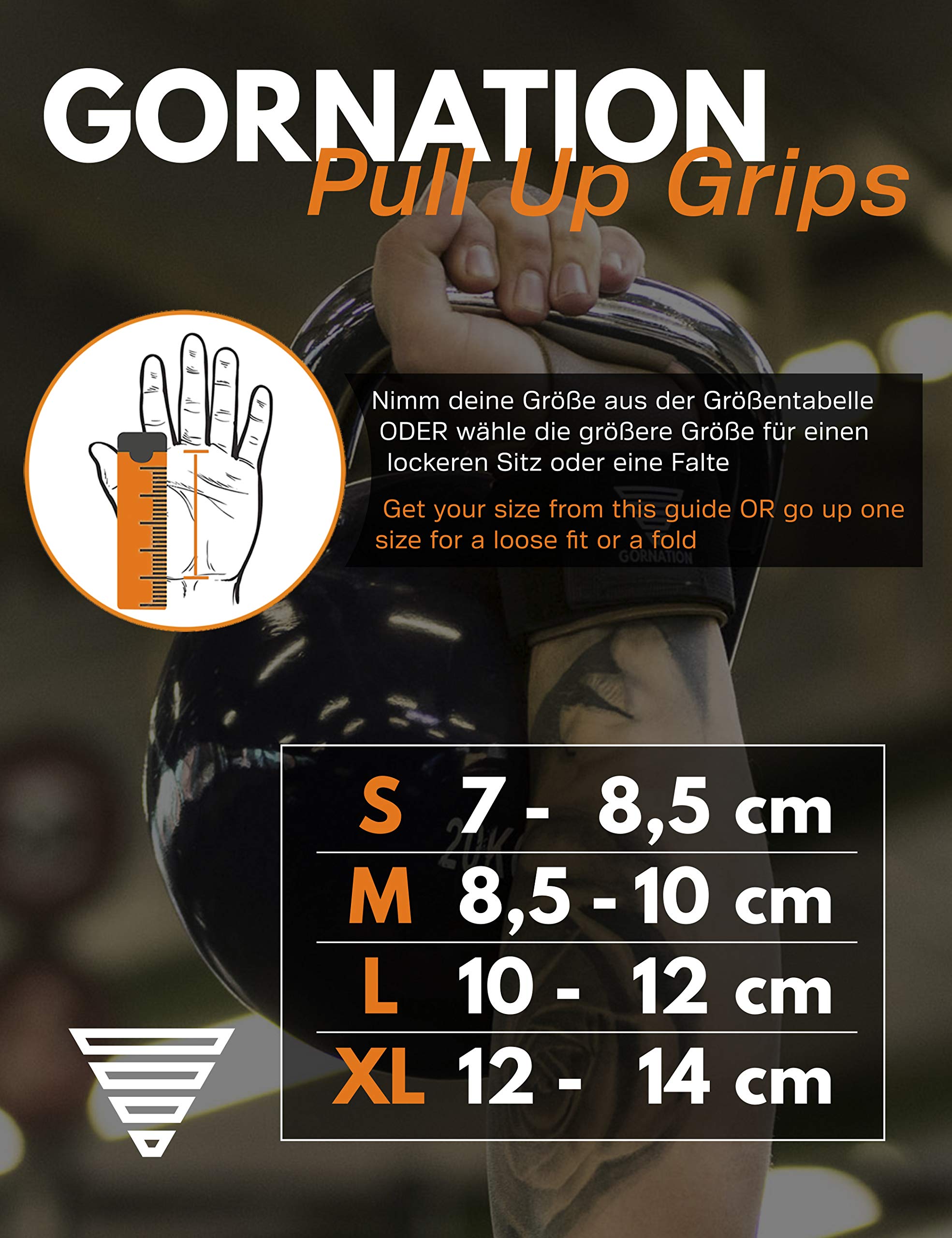GORNATION Guanti da fitness in carbonio, Guanti Antiscivolo per Fitness Paracalli con Protezione del Polso per Fitness, Calisthenics, Sollevamento Pesi e Allenamento della Forza, Unisex