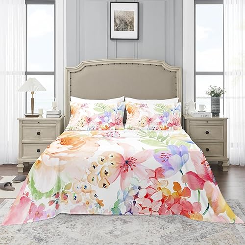 Miniatura 6 de YIYEA Juego de sábanas tamaño Queen, lujosas sábanas de microfibra de doble cepillado de 1800 hilos, calidad hotelera, para cama tamaño Queen, extra