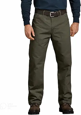 Dickies Men's Relaxed Fit Straight-Leg Duck Carpenter Jean Big