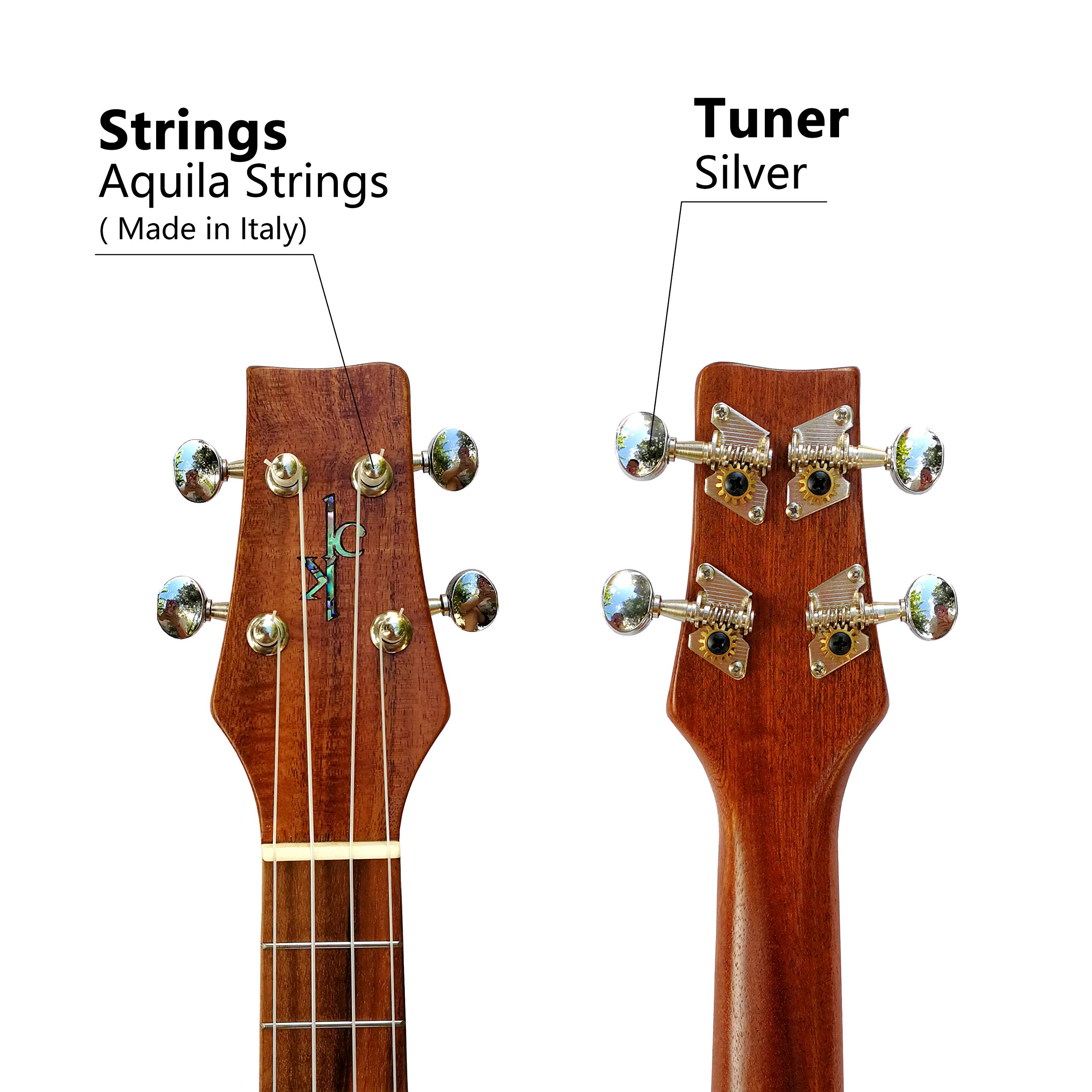 KOA KALEO All Solid Koa Acacia Concert 24inch Traditional Classic Ukulele, Free Gig Bag/Box and Shipping - Image 4