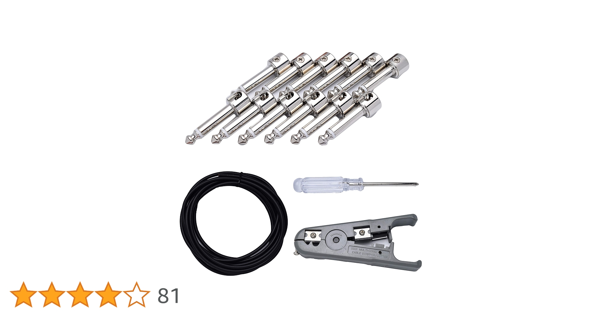 結　ソルダーレスパッチケーブル　合計24セット Phoenix（楽器） ソルダーレスケーブル パッチケーブル お試し