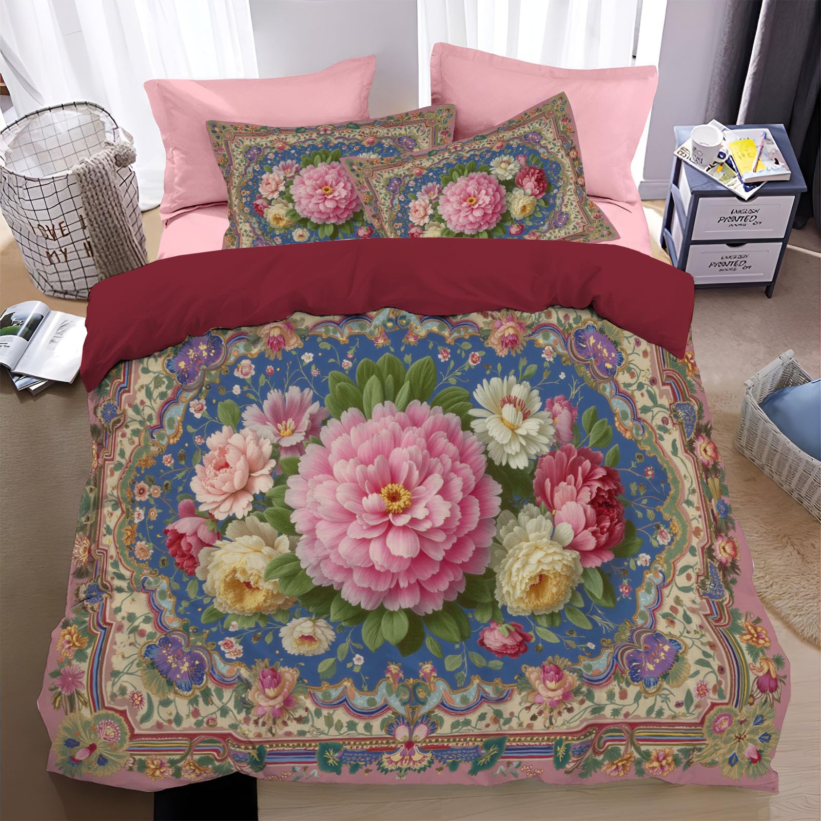 Housse de couette 220x240cm anti-pli pour un lit toujours impeccable
