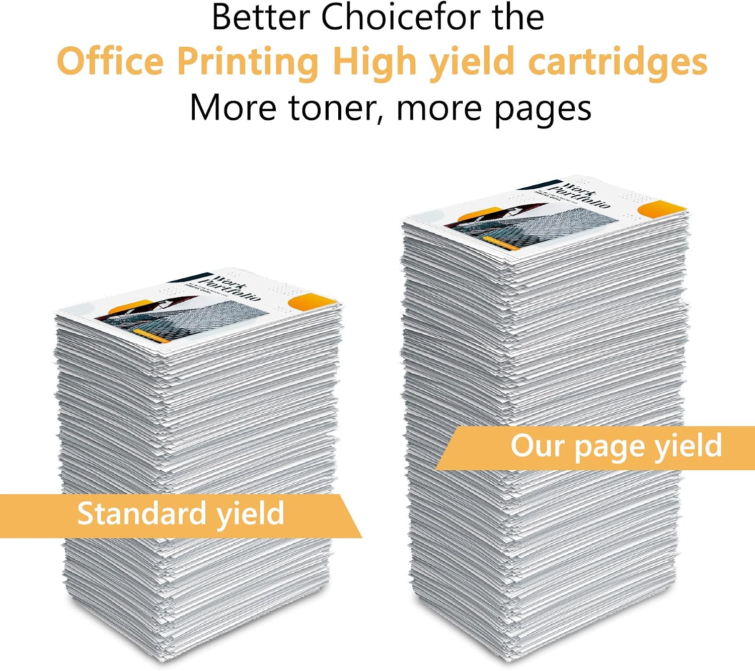 202X Toner Cartridges Black Cyan Magenta Yellow High Yield (with Chip) Replacement for HP 202X 202A CF500X CF500A Color Laserjet Pro MFP M281fdw M281cdw M281fdn M254dw M254dn Printer (4 Pack)