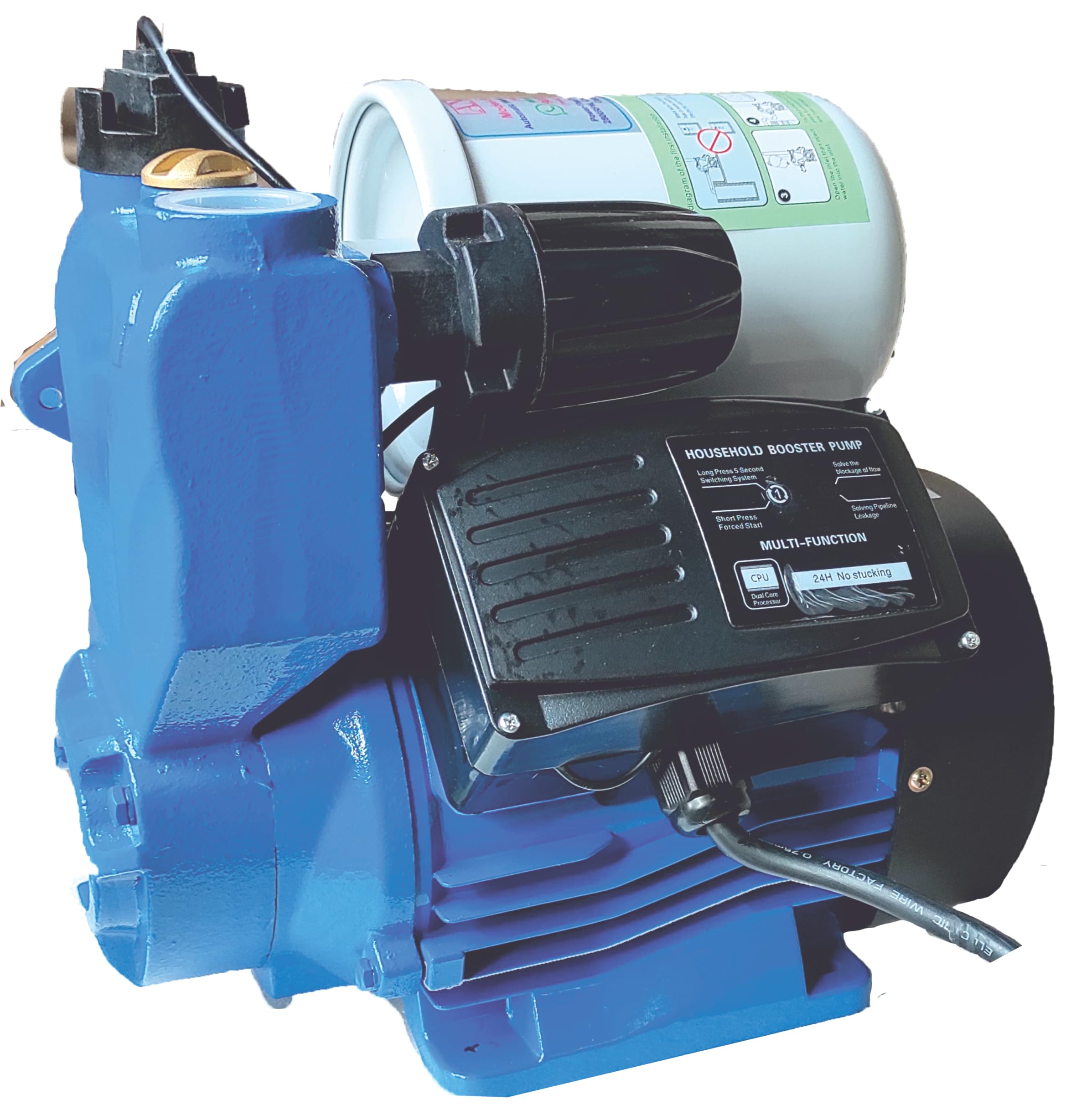 ANOX 3EC ELECTRONIC CONTROL AUTOMATIC WATER PRESSURE PUMP (0.5HP HIGH DISCHARGE,DRY RUN PROTECTION AND 100% COPPER WINDING) SUITABLE FOR BATHROOM, KITCHEN, SHOWER, BUNGLOW, 1-2 BATHROOMS,