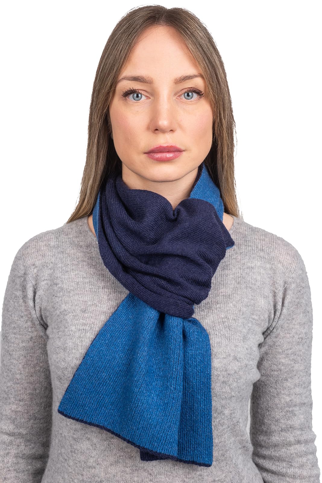 DALLE PIANE CASHMERE Scaldacollo Donna Misto Cashmere Lana | Scaldacollo caldo per autunno e inverno, comodo da indossare ogni giorno, un bel regalo per lei e per lui, Made in Italy